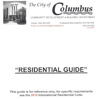 City of Columbus, NE - Residential Building Guide